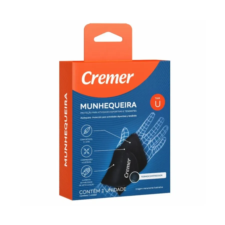 MUNHEQUEIRA CREMER NEO AJUSTAVEL PUNHO E DEDO