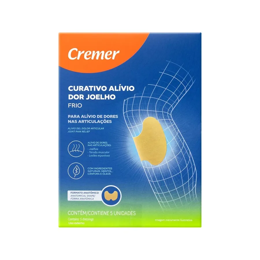 Curativo Alívio Dor no Joelho Cremer 5 Unidades
