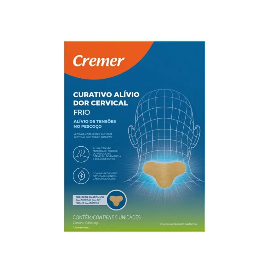 CURATIVO ALIVIO DOR CERVICAL 5 UNIDADES CREMER
