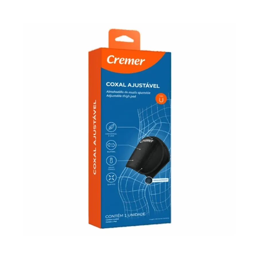 Coxal Ajustável Cremer 1 Unidade - Suporte e Compressão