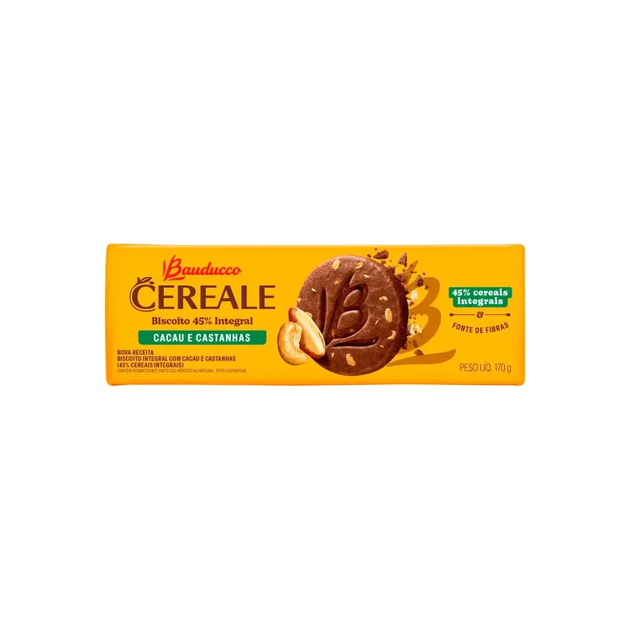 Biscoito Bauduco Cereale Castanha