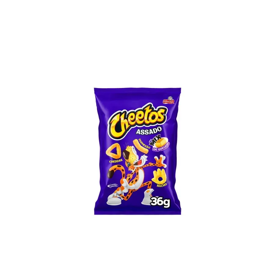 BISCOITO ELMA CHIPS MIX DE QUEIJOS 36G