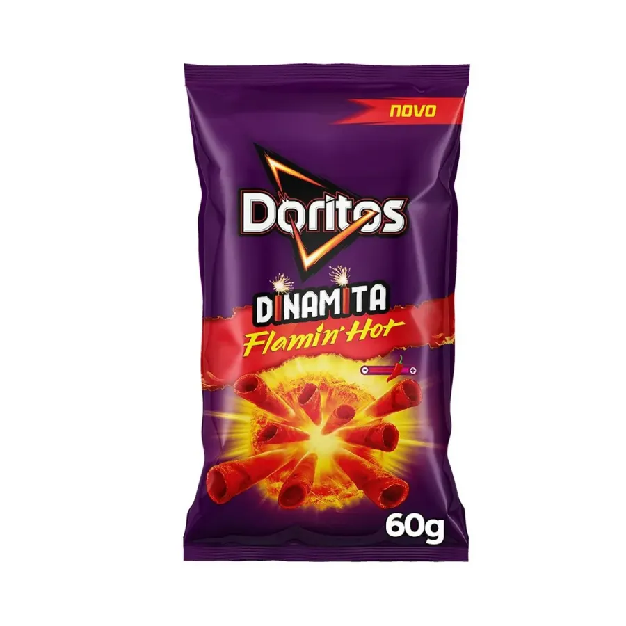 Elma Chips Doritos 60g Dinam Flamin Hot