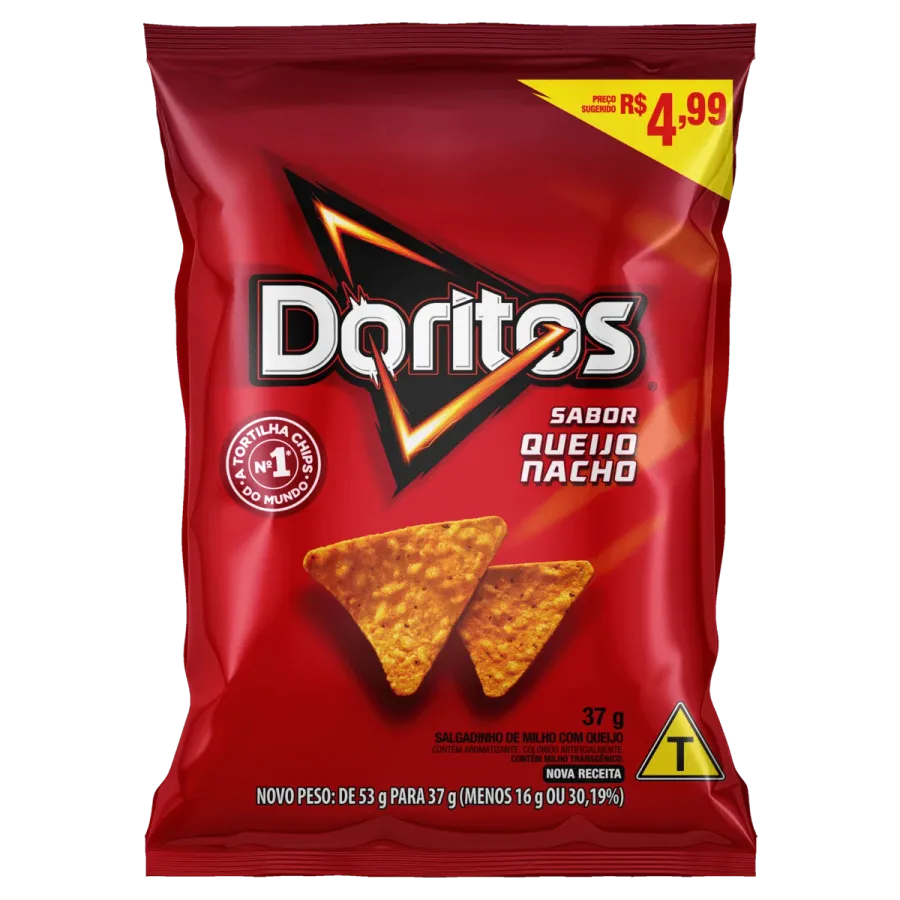 Elma Chips Doritos Queijo Nacho 37g