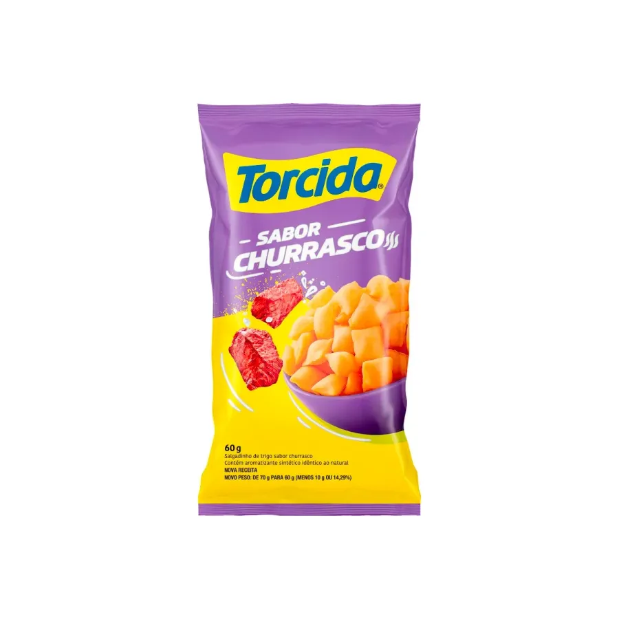 Salgadinho Torcida Churrasco 60 g