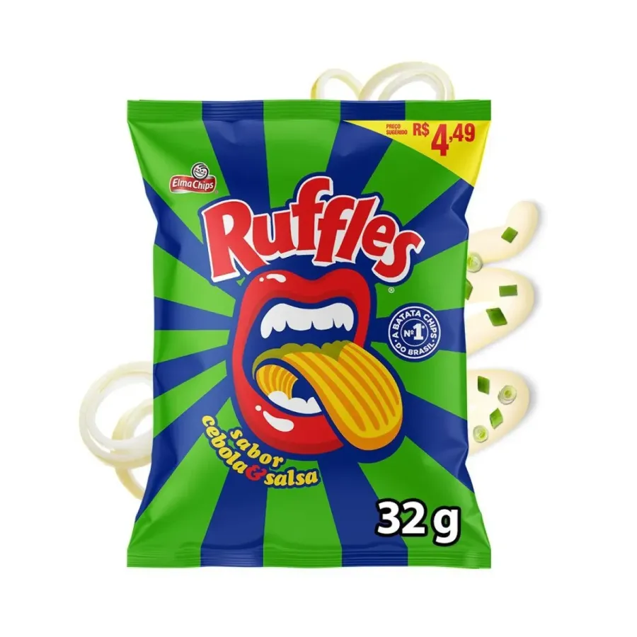 RUFFLES CEBOLA E SALSA 33G