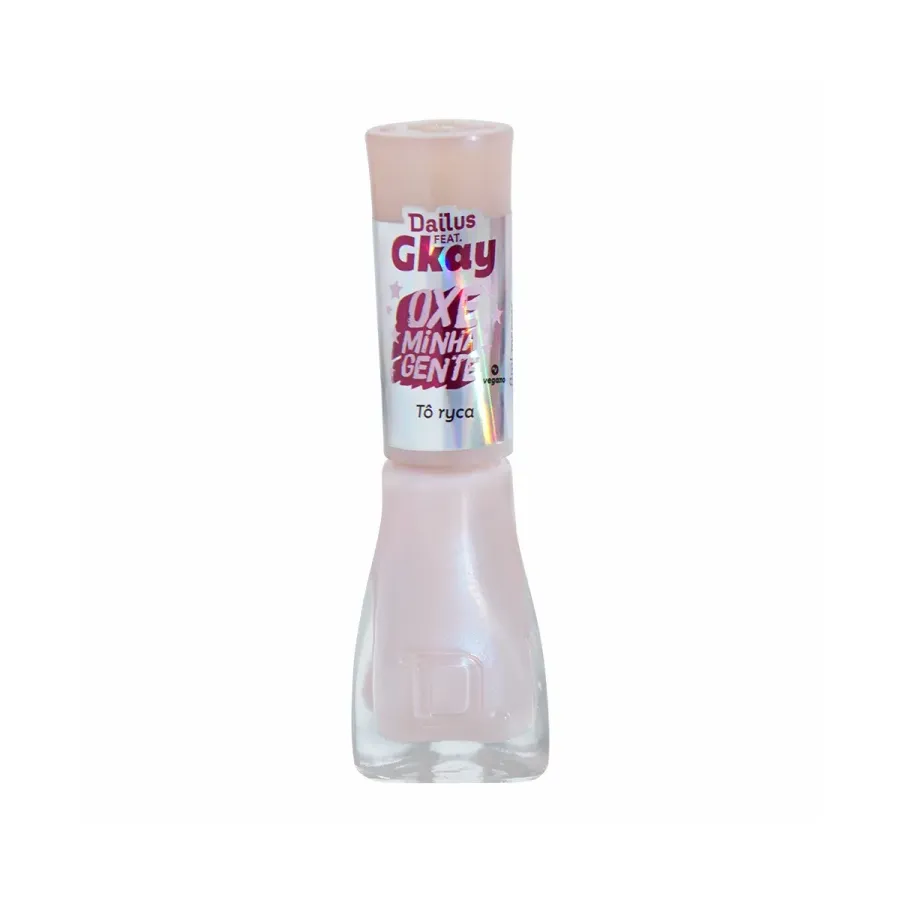 Esmalte Dailus Gkay Top Coat Ôxe Minha Gente Tô Ryca 8ml