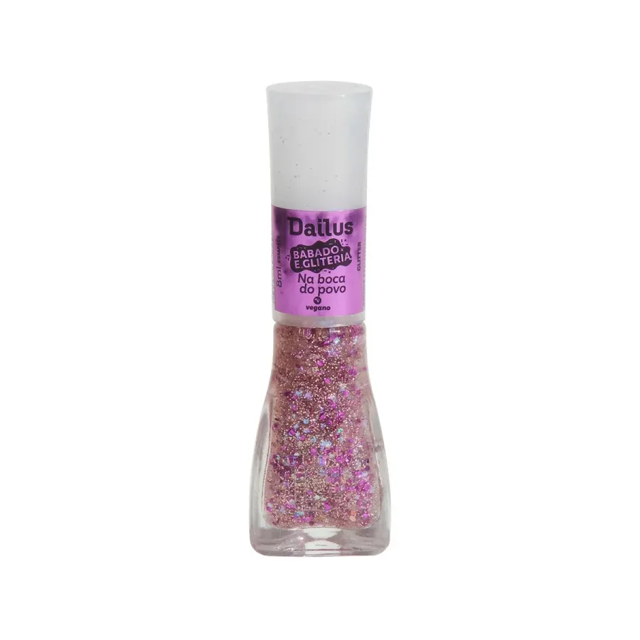 Esmalte Dailus Babados e Gliteria na Boca do Povo 8ml