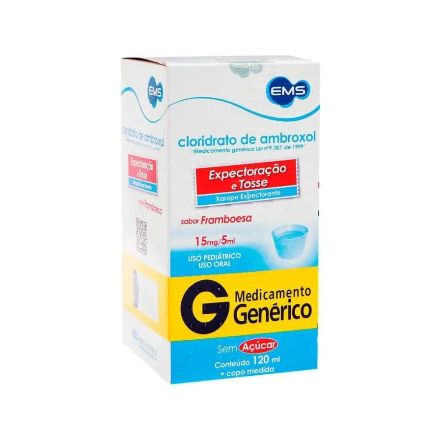 Cloridrato Ambroxol Xarope 3mg/ml Genérico 120ml