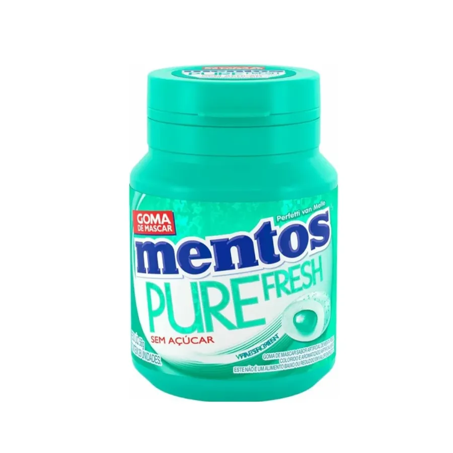 Goma de Mascar Mentos Pure Fresh Wintergreen 56g