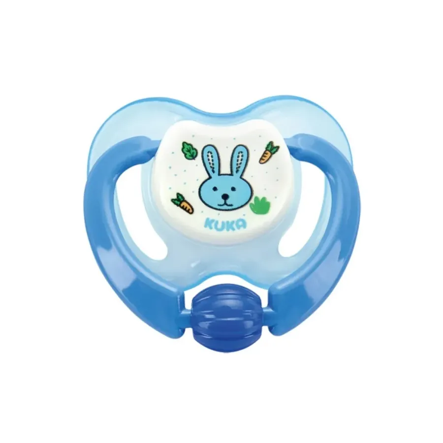 Chupeta Kuka Lovely Bico Ortodôntico Nº 2 6+ Meses Azul 1 Unidade