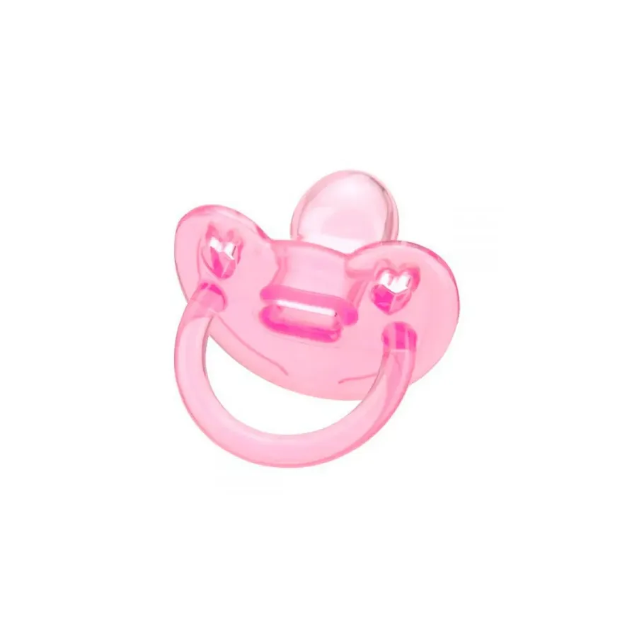Chupeta Kuka Orto Silicone Soft N1 Rosa