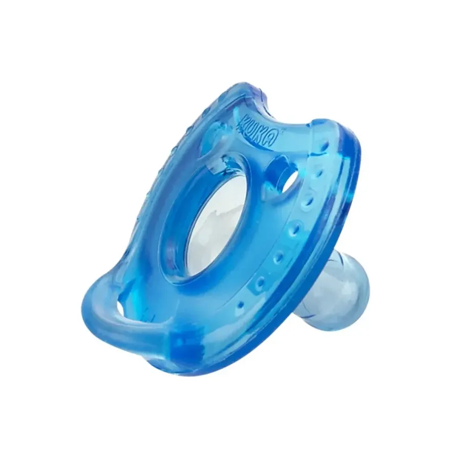 Chupeta Kuka Silicone Soft Comfort Bico Redondo Nº 2 Azul 6+ Meses Azul 1 Unidade