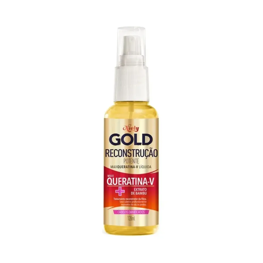Queratina Líquida Reparação Intensiva Niely Gold 120ml