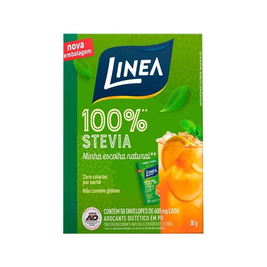 ADOÇANTE LINEA STEVIA C/50ENVELOPES
