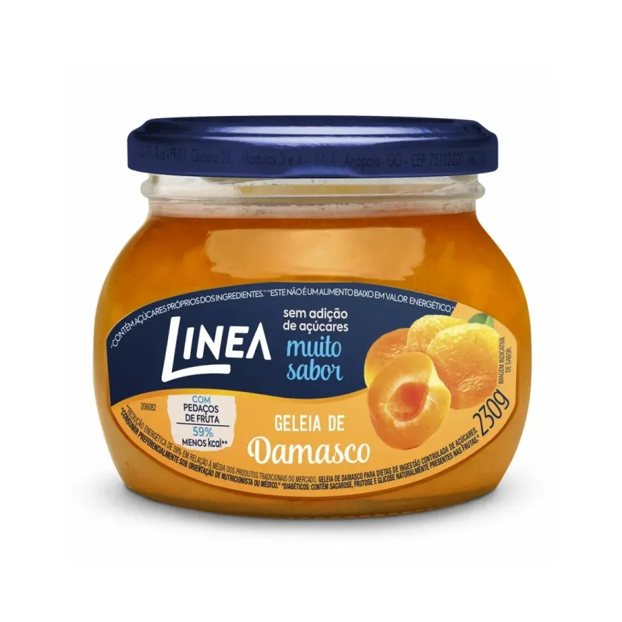 GELEIA LINEA DAMASCO ZERO 230G