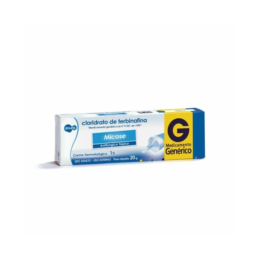 Cloridrato Terbinafina Creme 1% Genérico 20g