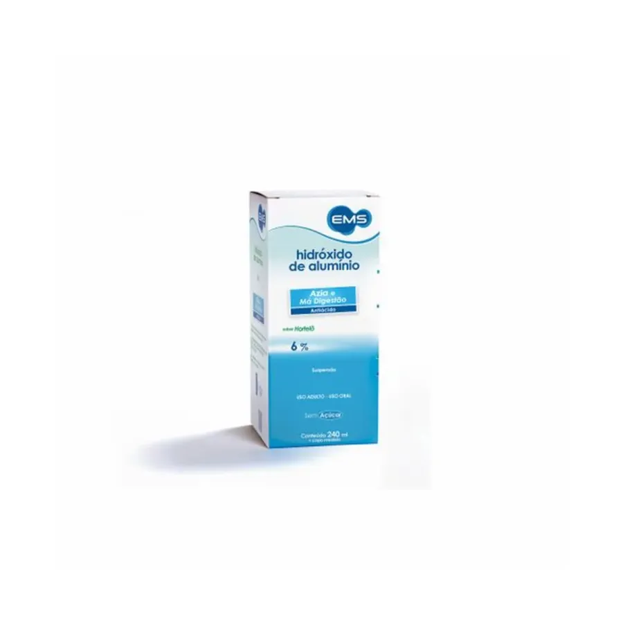 Hidróxido de Alumínio Ems 61,5mg/ml Sabor Hortelã 240ml