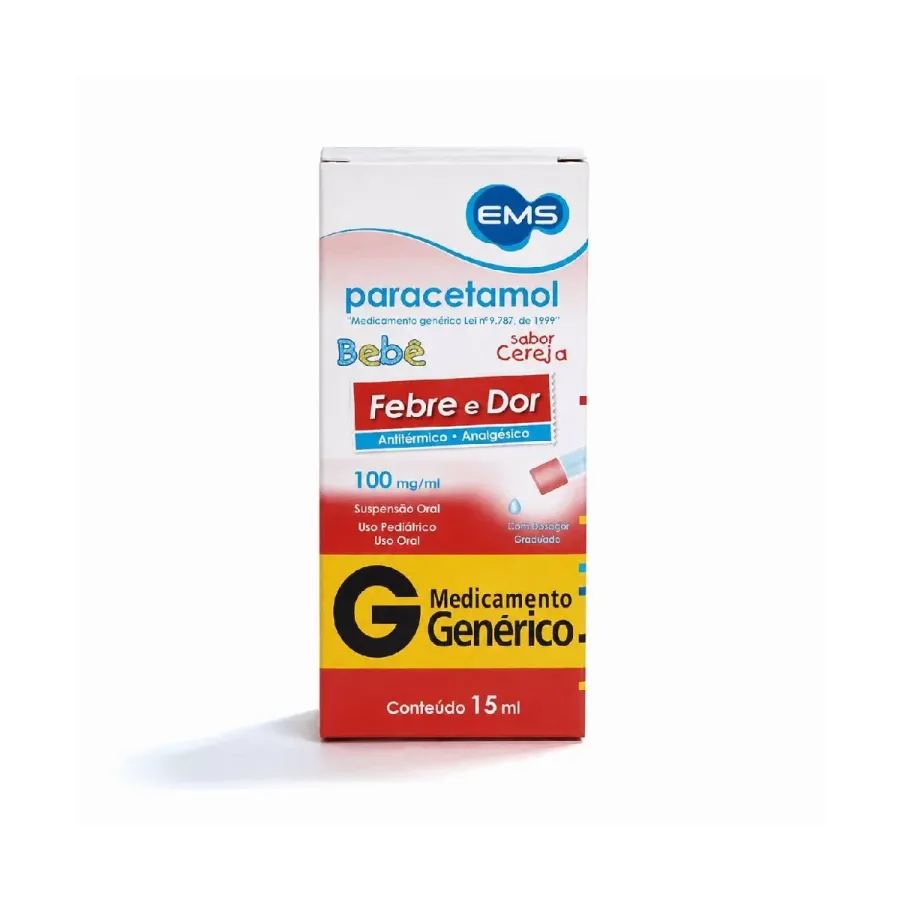 PARACETAMOL 100MG/ML BEBE SUSPENSÃO ORAL 15ML