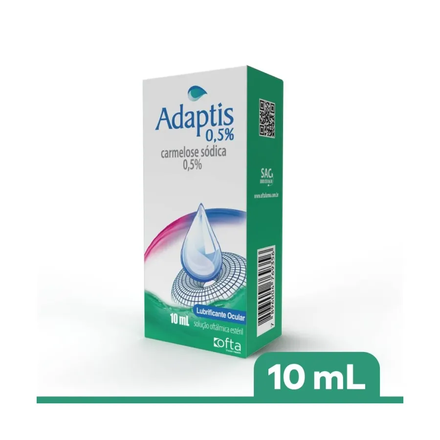 Colírio Lubrificante Adaptis 0,5% 10ml