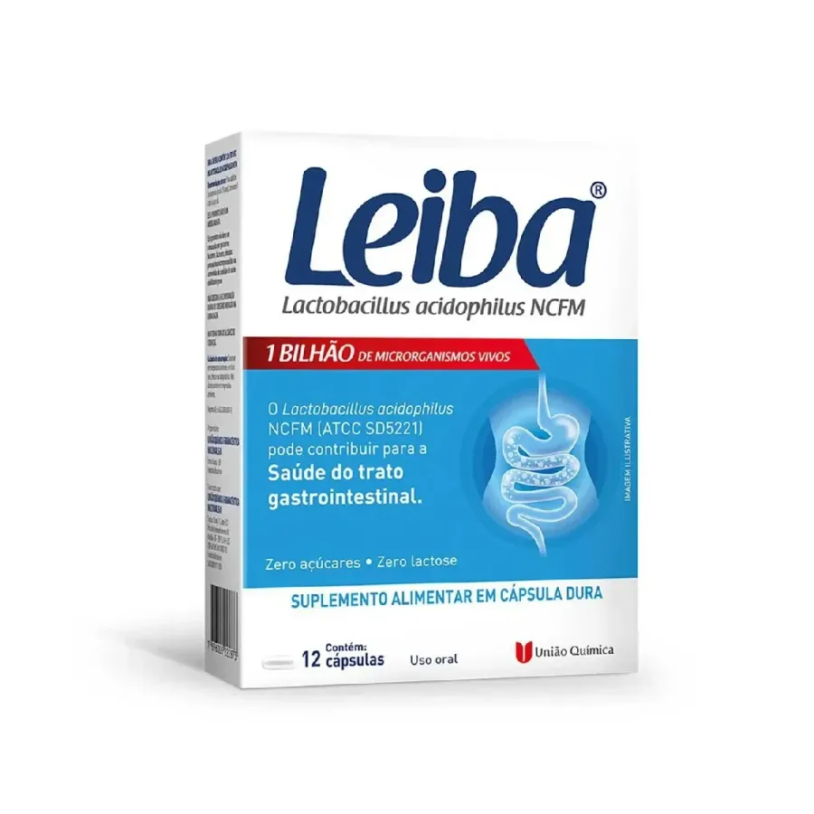 Leiba 200ml União Química 12 Cápsulas Gelatinosas Dura