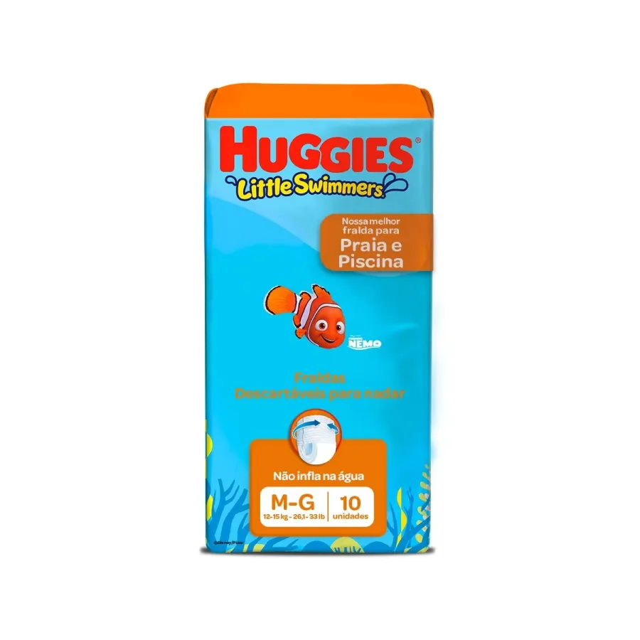 Fralda Huggies Little Swimm G 10 Unidades