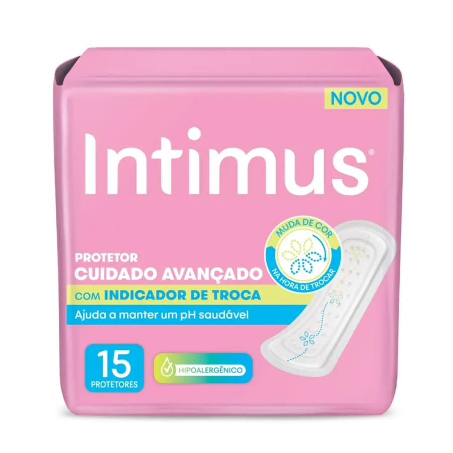 Protetor Diário Intimus Cuidado Avançado 15 Unidades Unidades