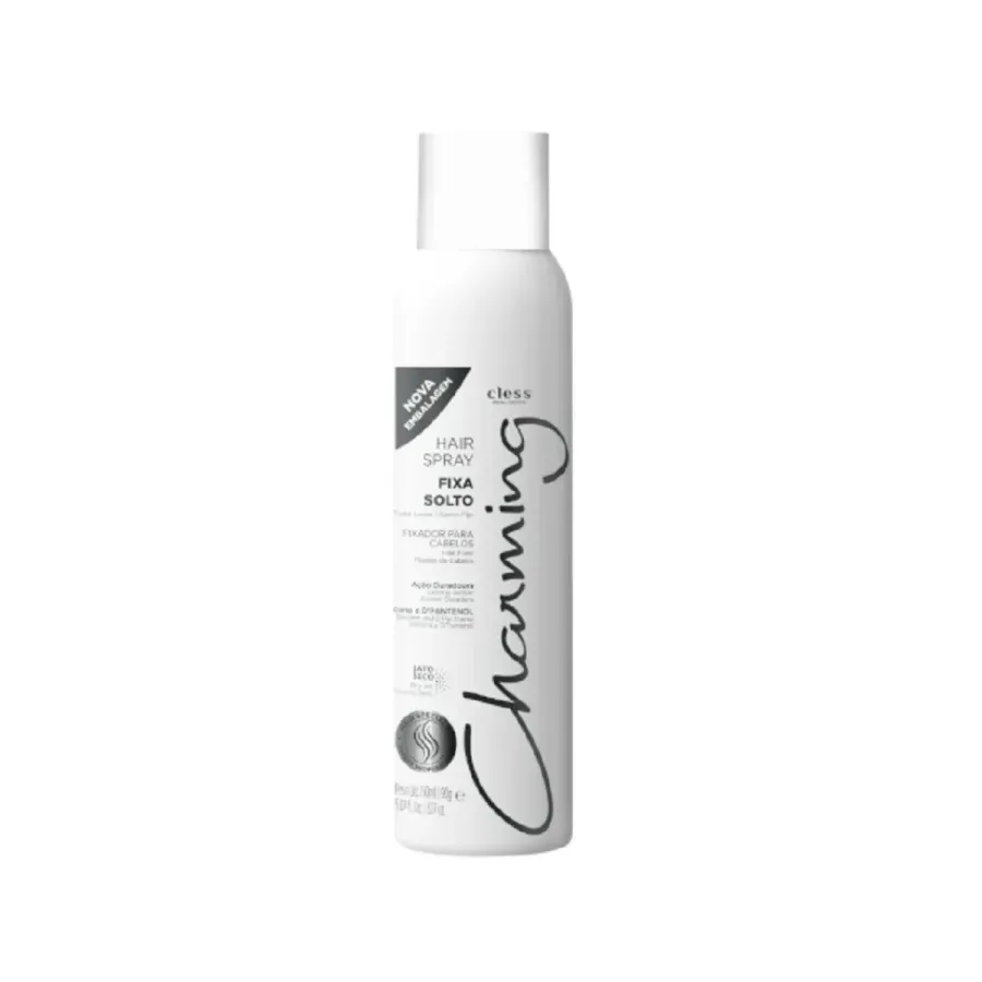 Fixador para Cabelos Spray Cless Charming Fixa Solto 150ml