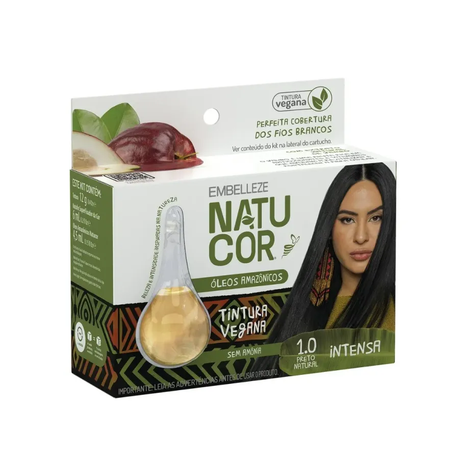 TINT.NATUCOR 1.0 PRETA NATURAL OLEOS