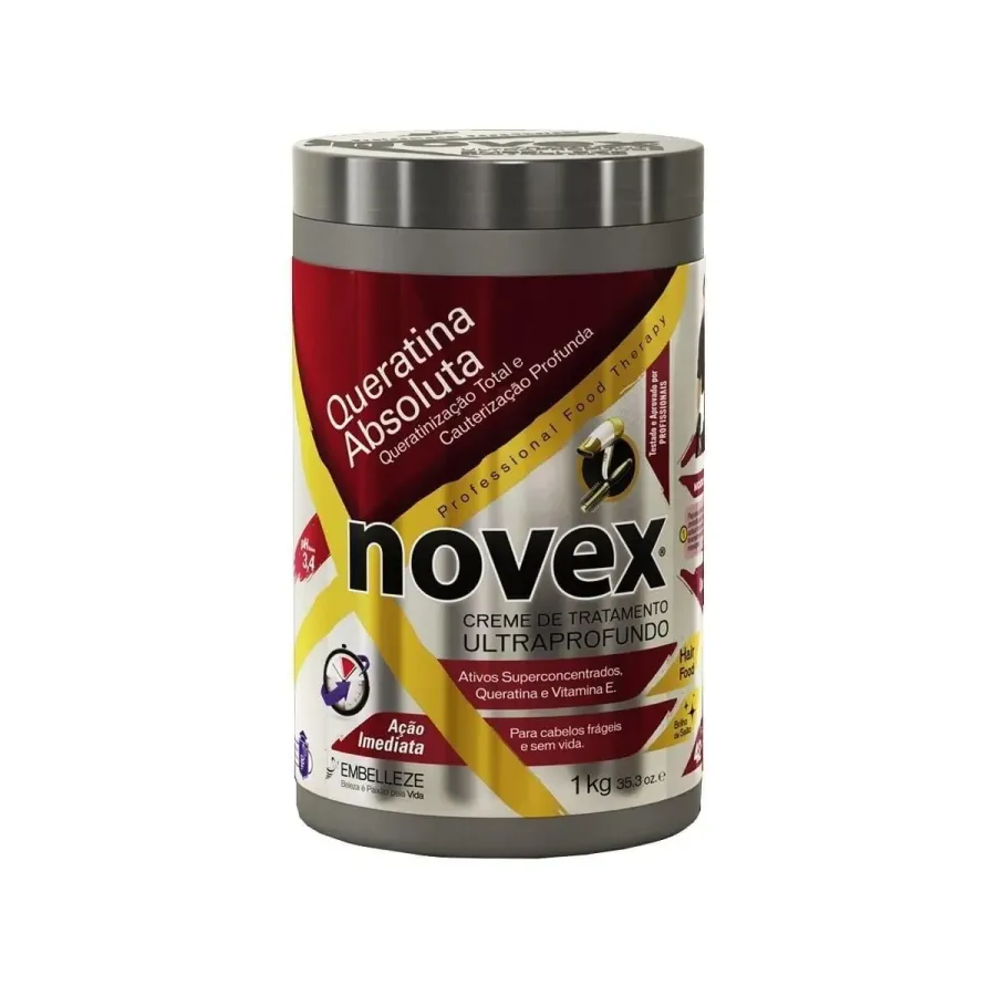 Creme para Tratamento Novex 1kg Queratina Absoluta