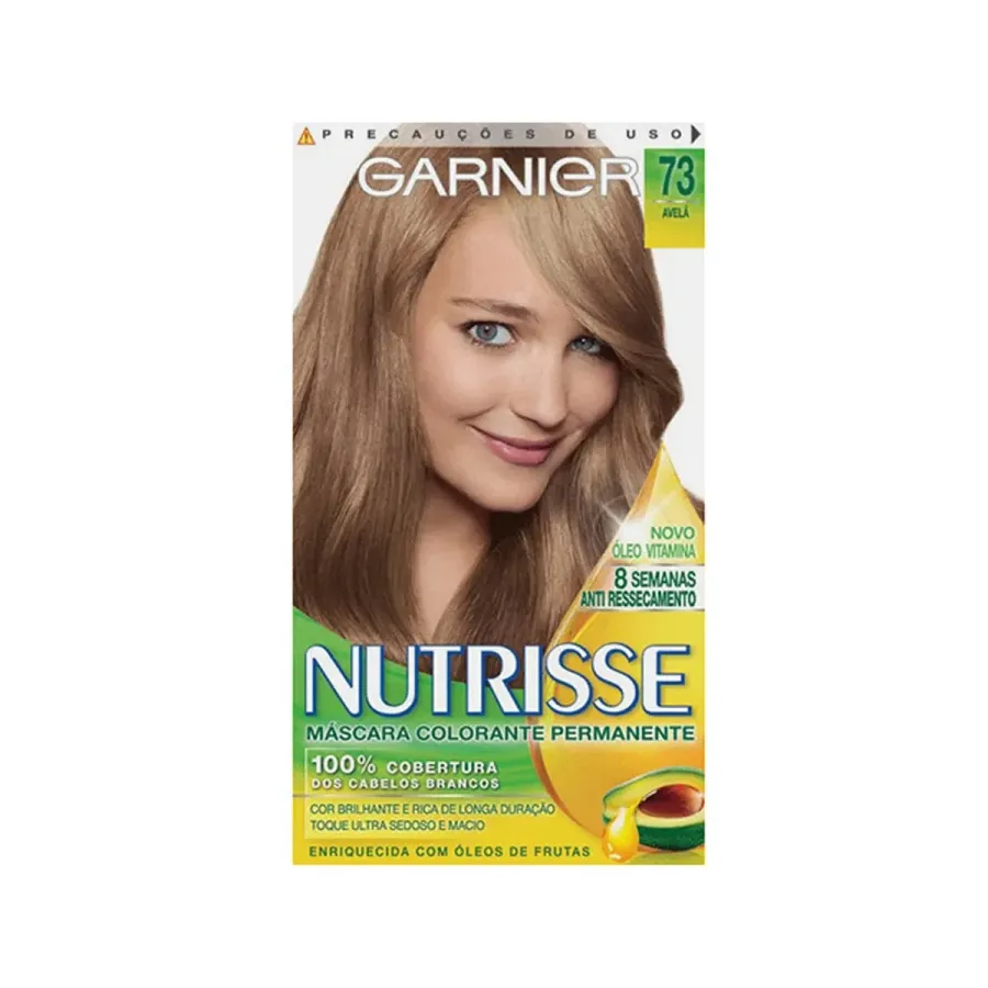 Tintura Garnier Nutrisse 73 Avelã Louro Natural