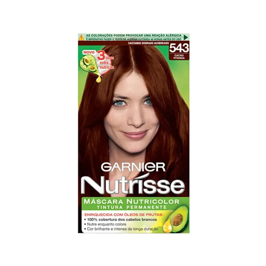 Tintura Garnier Nutrisse 543 Cacau Pitanga