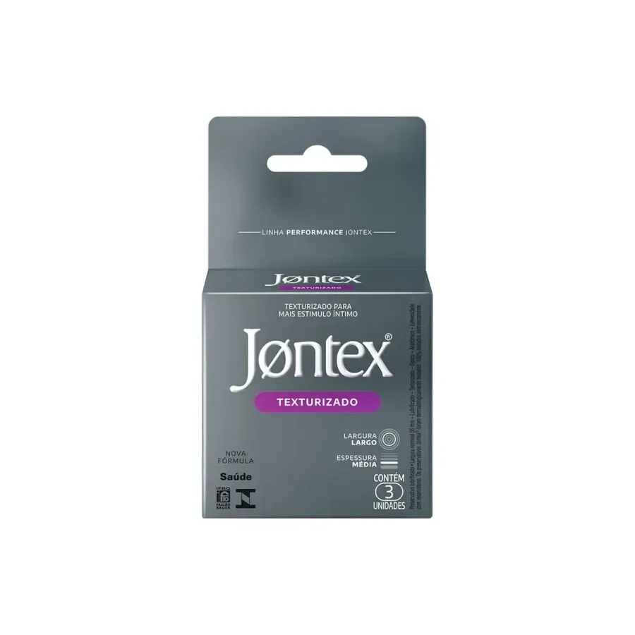 Preservativo Jontex 3 Unidades Texturizado