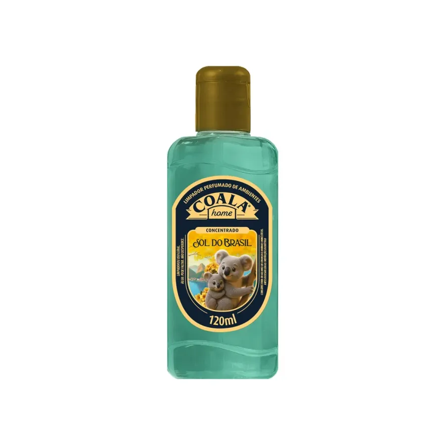 Limpador Perfumado de Ambientes Essência Sol do Brasil Coala Home 120ml