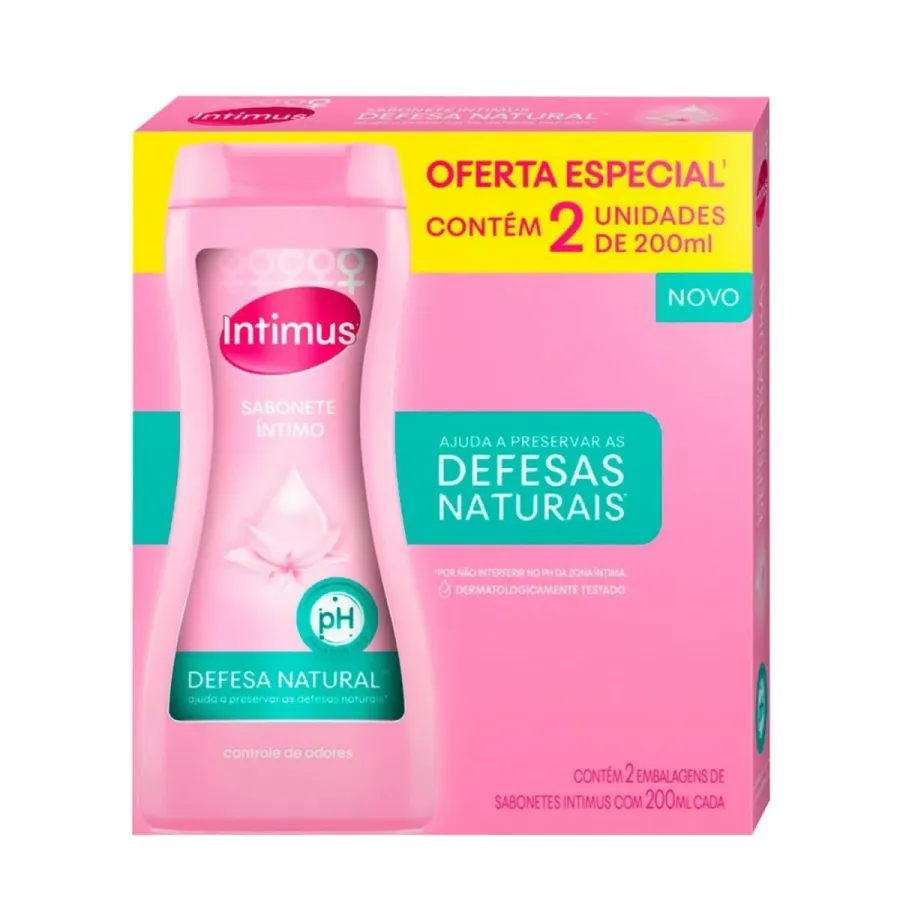 SAB.LIQ INTIMUS DEF NAT 200ML 2UN