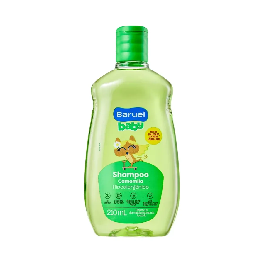 Shampoo Infantil Baruel Baby Camomila 210ml