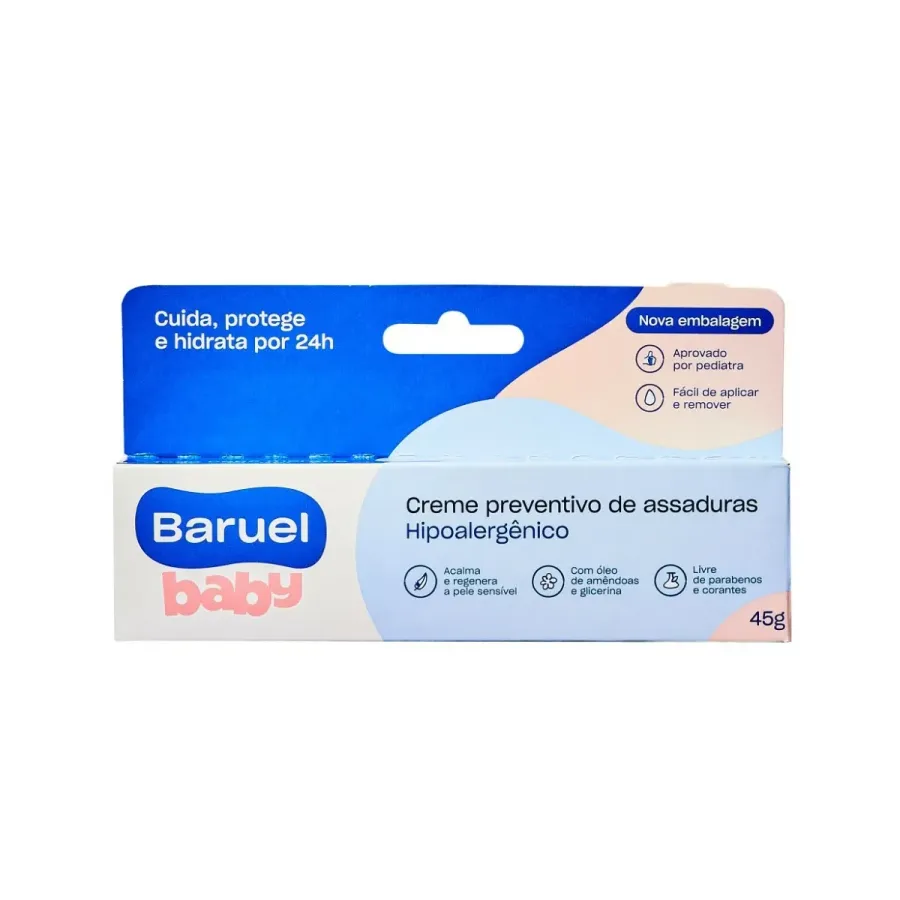 Creme Preventivo de Assaduras Baruel Baby 45g