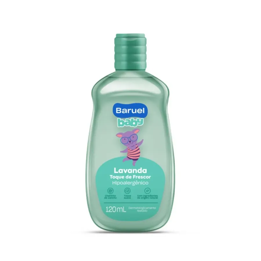 Colônia Infantil Baruel Baby Lavanda 120ml