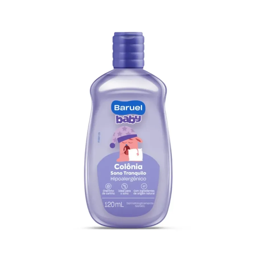 Colônia Infantil Baruel Baby Sono Tranquilo 120ml