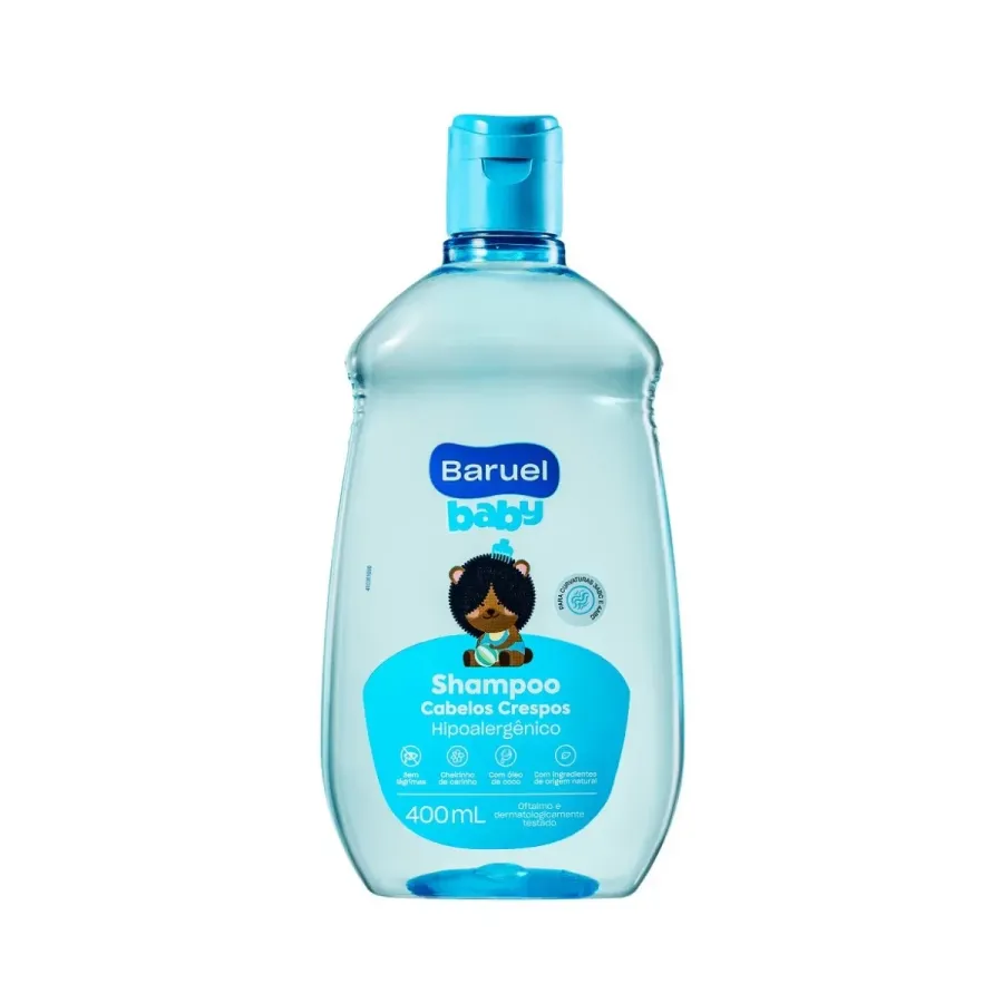 Shampoo Baruel Baby Cabelos Crespos 400ml