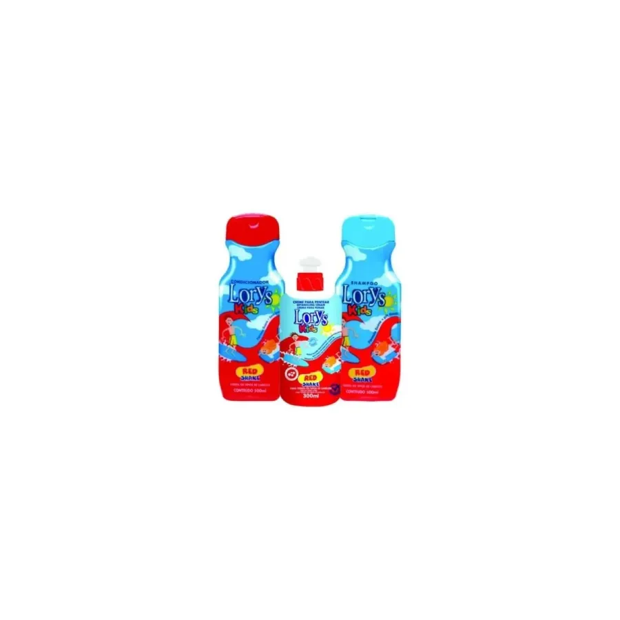 Kit Lorys Shampoo+condicionador 500ml Red