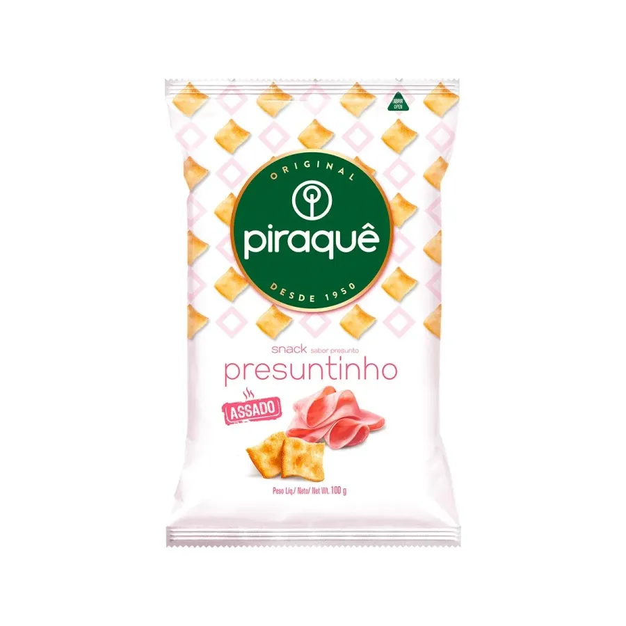 BISCOITO PIRAQUE SALGADINHO PRESUNTINHO 100G