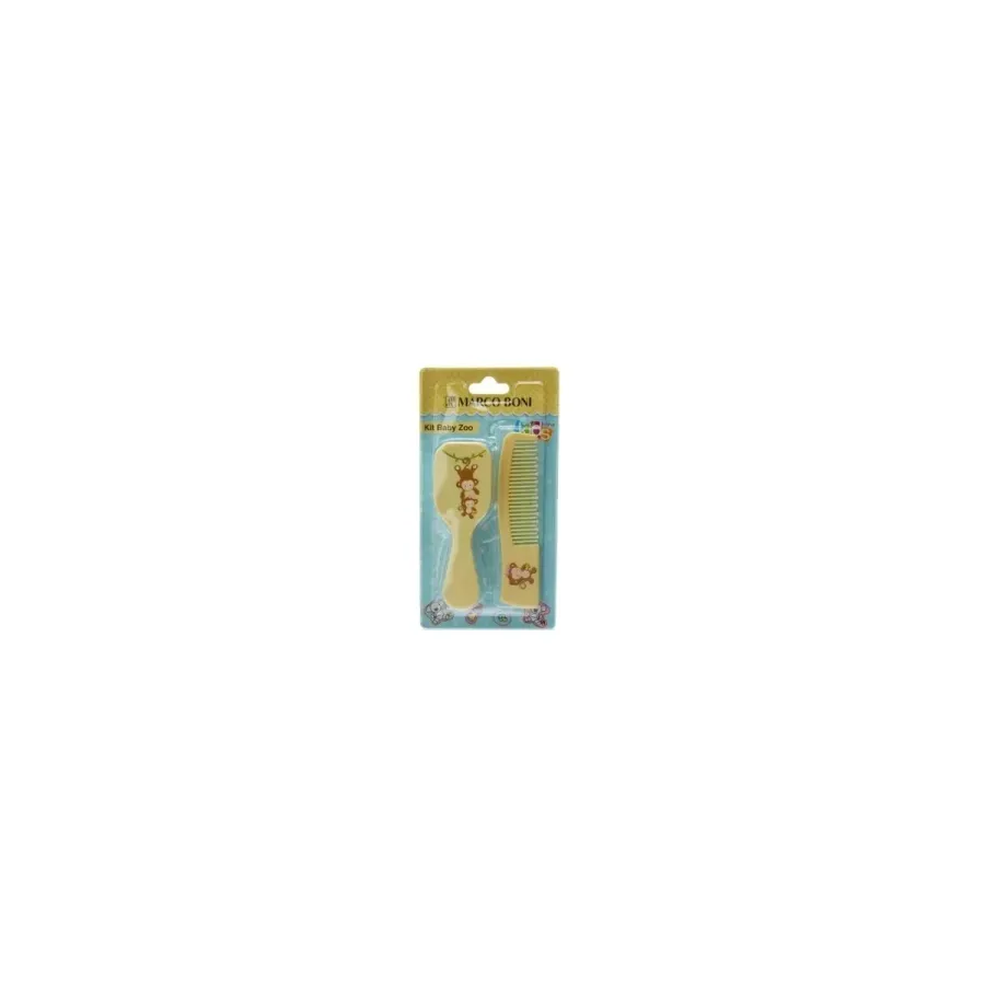 Kit Baby Zoo Pente e Escova Summer Duck