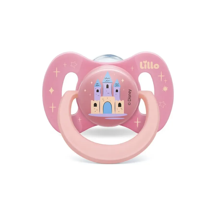 Chupeta Funny Brilha no Escuro Disney 6m+ Rosa Lillo