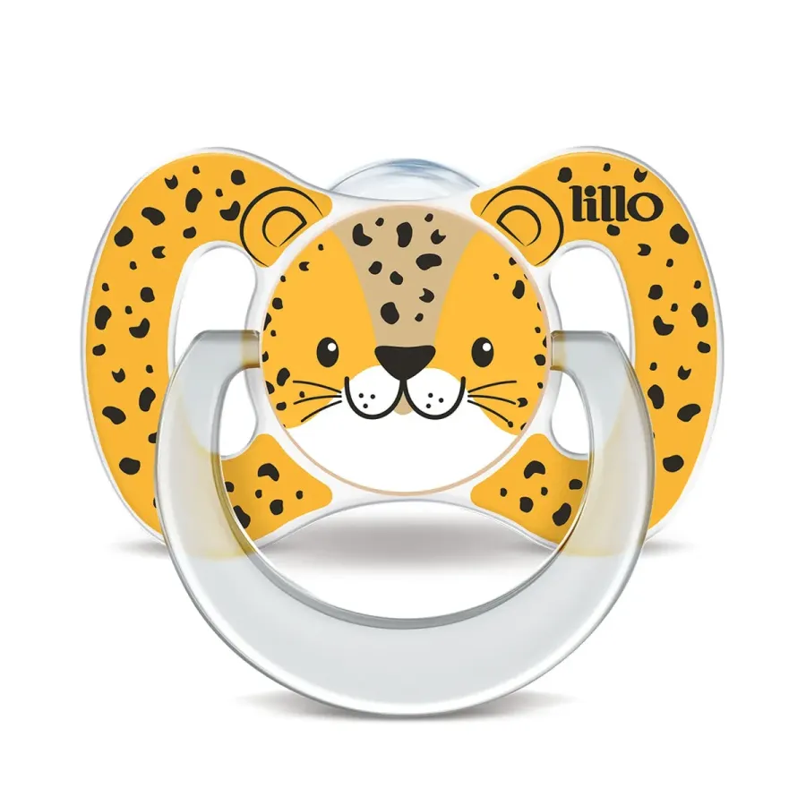 Chupeta Funny Animais Silicone Onça - Lillo