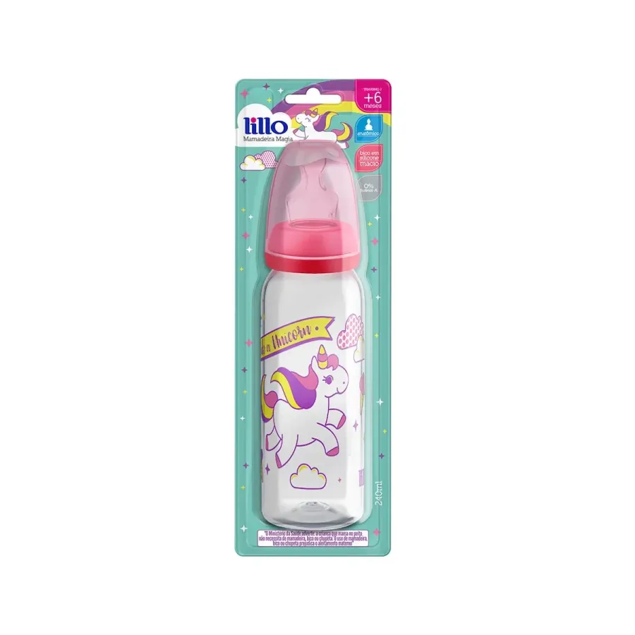 Mamadeira Lillo Unicórnio 240ml