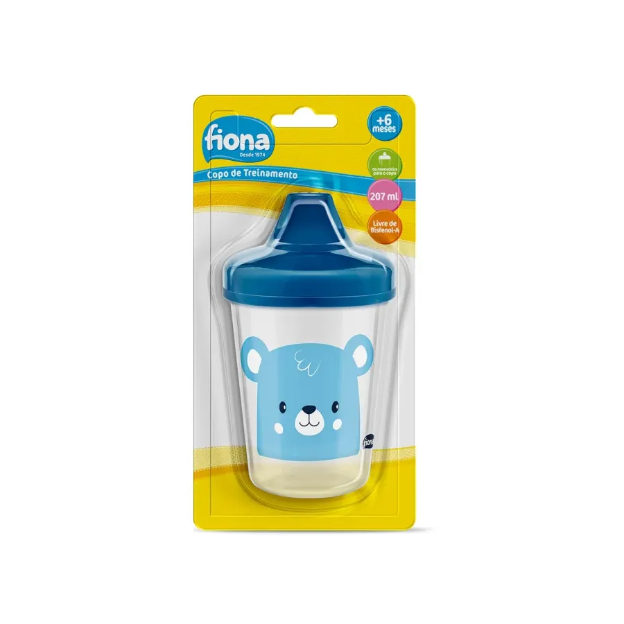 COPO FIONA AZUL TREINAMENTO 207ML