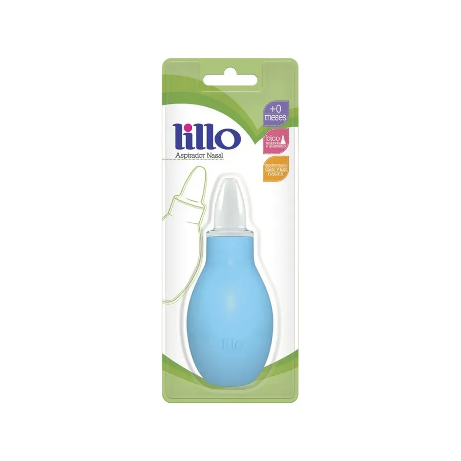 Aspirador Nasal Cor Azul Lillo 1 Unidade