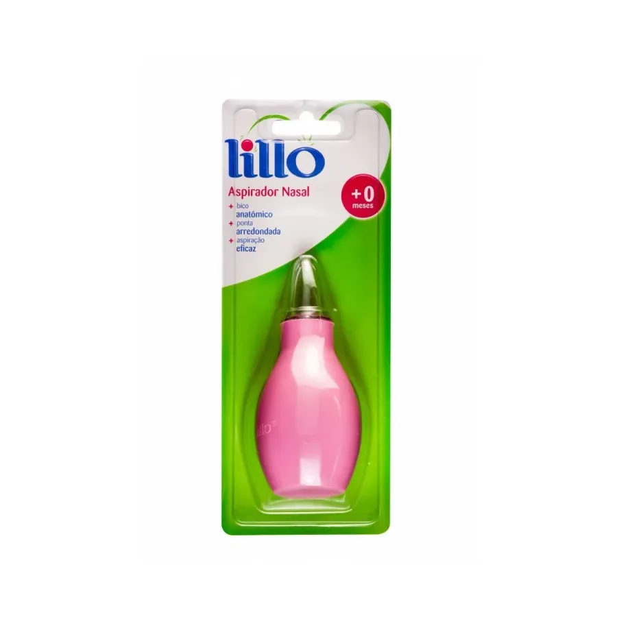 Aspirador Nasal Cor Rosa Lillo 1 Unidade