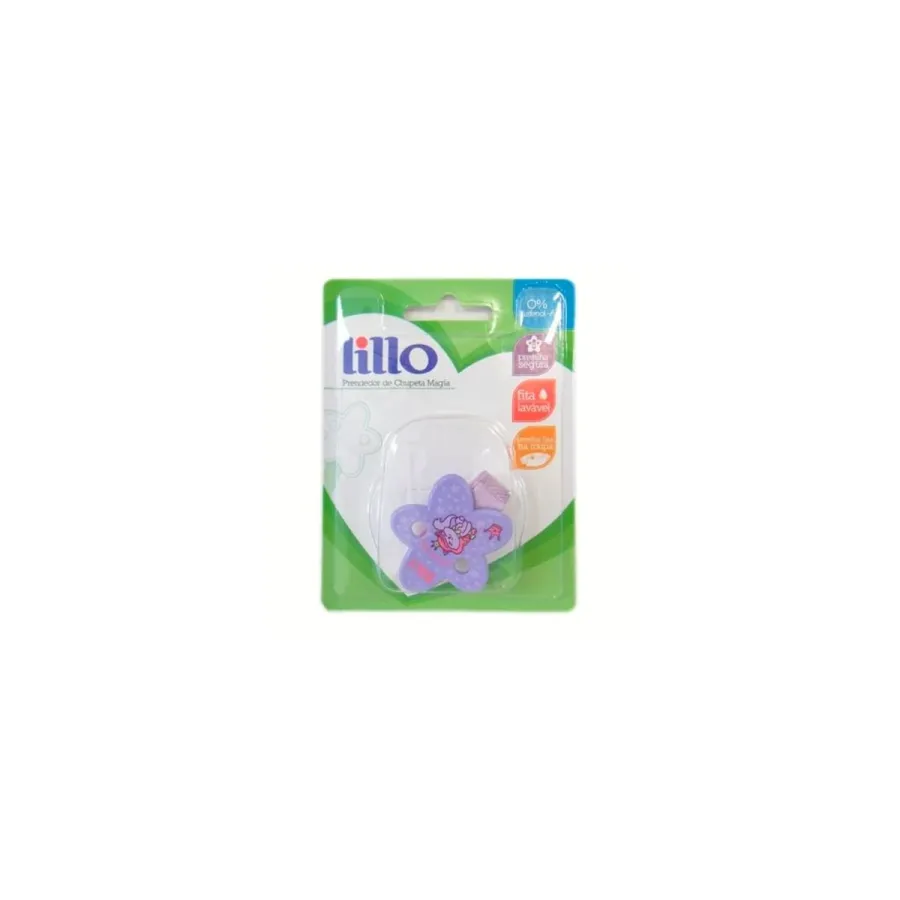Prendedor de Chupeta Lillo Magia Lilas